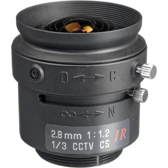 Tamron 13FM28IR Objetivo de Focal Fija 2.8mm 1/3" CS-Mount Iris Manual