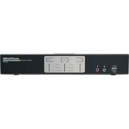 IOGEAR 2-Port DualView Dual-Link DVI KVMP Switch con Audio y Resolución 2500x1600