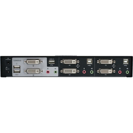 IOGEAR 2-Port DualView Dual-Link DVI KVMP Switch con Audio y Resolución 2500x1600