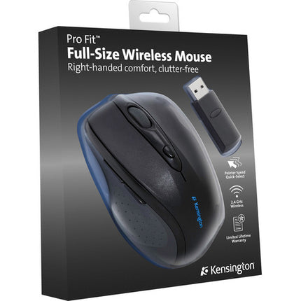 Kensington Pro Fit Ratón Inalámbrico Full-Size 2.4 GHz Negro