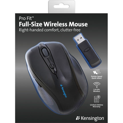 Kensington Pro Fit Ratón Inalámbrico Full-Size 2.4 GHz Negro