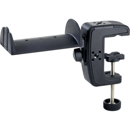 K&M 16085 Soporte para Auriculares con Abrazadera para Mesa 53mm 4 Posiciones