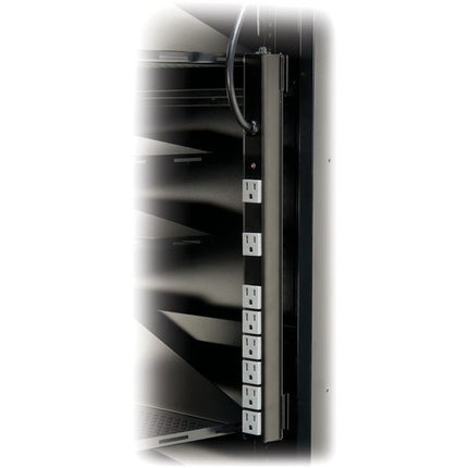 SANUS Vertical Regleta con Protector de Sobretensión 900J 12U 6 Tomas 3m Cable