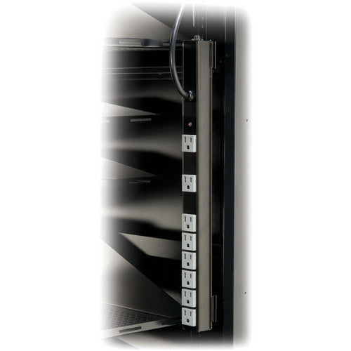 SANUS Vertical Regleta con Protector de Sobretensión 900J 12U 6 Tomas 3m Cable