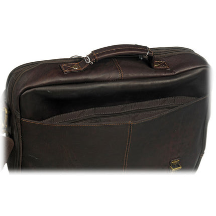 Samsonite Colombian Leather Maletín para Laptop Hasta 15.6 Pulgadas con Correa Ajustable y Bolsillos Acolchonados