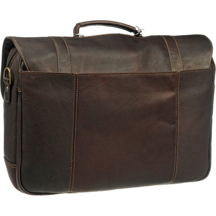Samsonite Colombian Leather Maletín para Laptop Hasta 15.6 Pulgadas con Correa Ajustable y Bolsillos Acolchonados