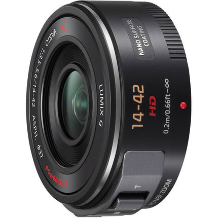 Panasonic LUMIX G X Vario PZ 14-42mm f35-56 Objetivo con Estabilizador OIS y Zoom 3x