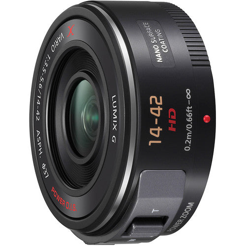 Panasonic LUMIX G X Vario PZ 14-42mm f35-56 Objetivo con Estabilizador OIS y Zoom 3x
