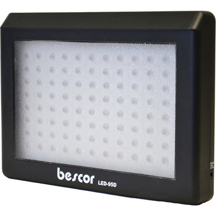 Bescor LED-95DK2 Kit de Luz LED Dual 105W 6500K con Trípodes 70.86"