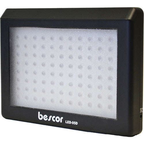 Bescor LED-95DK2 Kit de Luz LED Dual 105W 6500K con Trípodes 70.86"