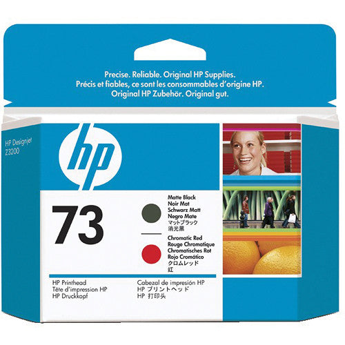 HP 73 Cabezal de Impresión Matte Black y Rojo Cromático para Designjet Z3200 Serie