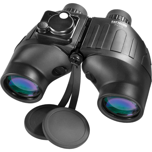 Barska 7x50 WP Battalion Prismáticos 7x50 Impermeables Con Brújula Interna
