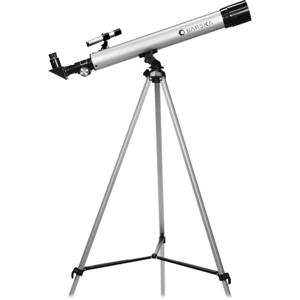 Barska 450 Power 60050 Starwatcher Telescopio Refractor 50mm 600mm Plata