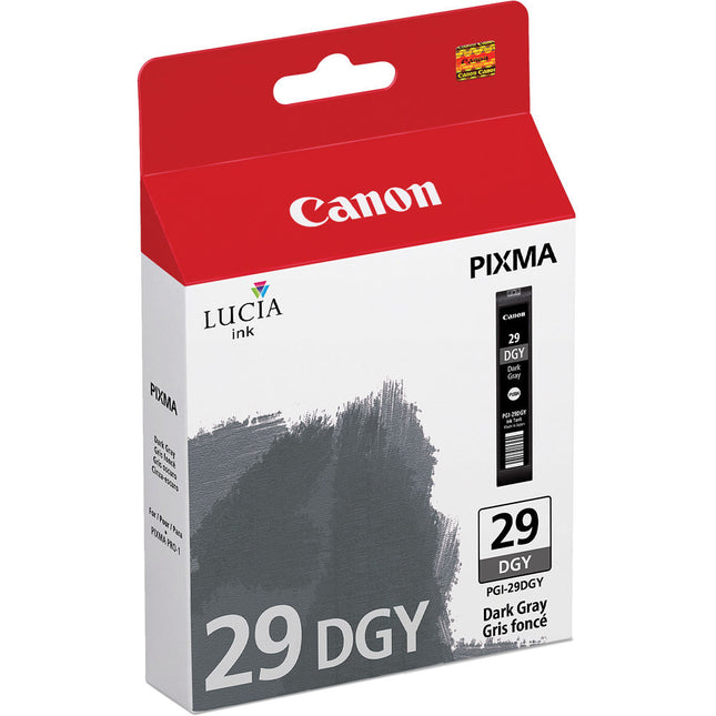 Canon PGI-29 Tanque de Tinta Gris Oscuro para Impresora Pixma PRO-1