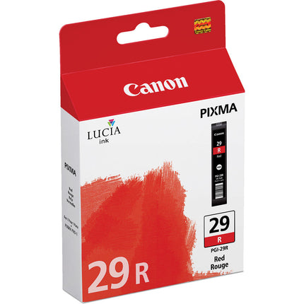 Canon PGI-29 Tanque de Tinta Roja para Impresora Pixma PRO-1