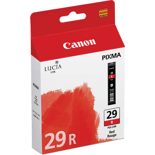 Canon PGI-29 Tanque de Tinta Roja para Impresora Pixma PRO-1