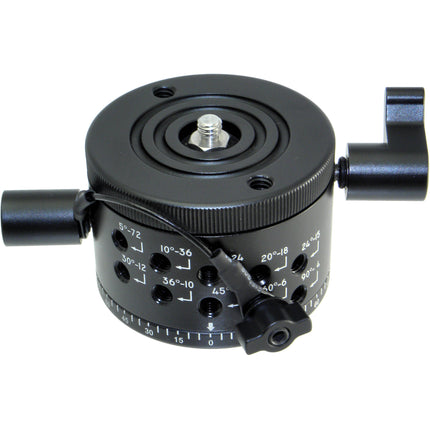 Sunwayfoto DDP-64M Rotador Indexado Metal 22 lb Carga 5-90° Ajustable