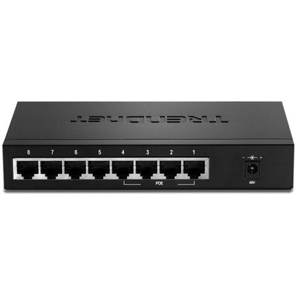 TRENDnet 8 Puertos Switch PoE 10/100Mbps 4 Puertos PoE 1K MAC