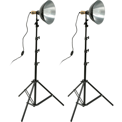 Impact Tungsten Reflector 12" Kit de Iluminación con 500W y Dos Soportes Acojinados