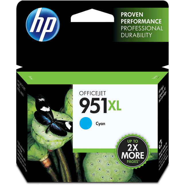 HP 951XL Cyan Cartucho de Tinta para Officejet Pro 1500 Páginas Resistente Agua