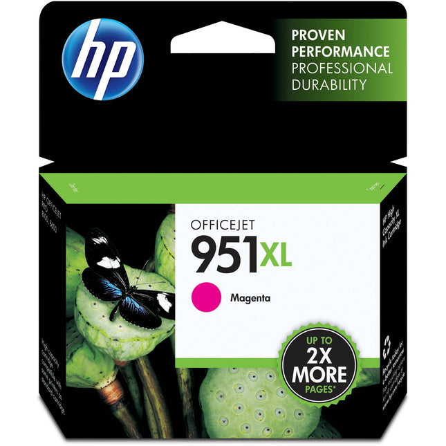 Cartucho de Tinta HP 951XL Magenta para Officejet Pro 1500 Páginas Resistente al Agua