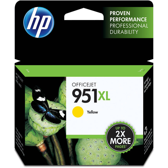 HP 951XL Amarillo Cartucho de Tinta para Officejet Pro 1500 páginas resistente al agua