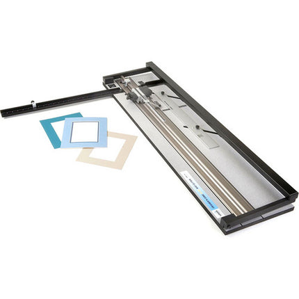 Logan Graphic Products 650-1 Framer's Edge Elite Cortadora 40" con capacidad 8 Ply y base MDF robusta