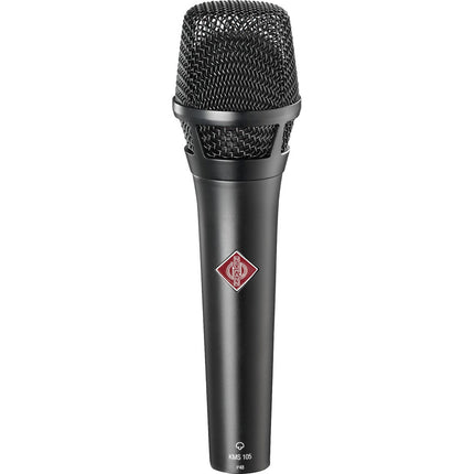 Neumann KMS 105 micrófono condensador vocal supercardioide negro con abrazadera