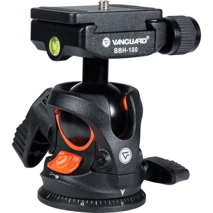 Vanguard BBH-100 Cabezal de Bola de Magnesio Soporte hasta 22 lb con QS-60 Quick Shoe