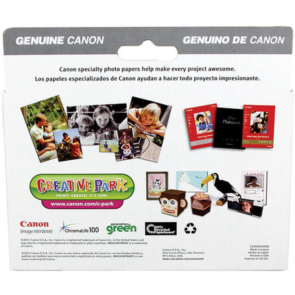 Canon PG-240XL CL-241XL Cartuchos de Tinta Pack con 50 hojas Papel Brillante 10x15 cm