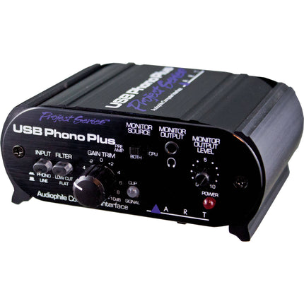 ART USB Phono Plus Preamplificador Phono con USB y salida digital