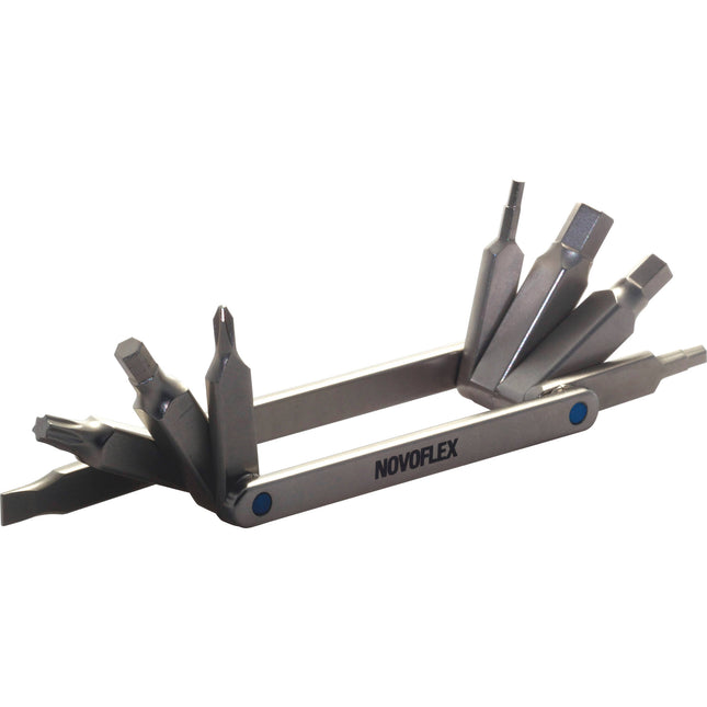 Novoflex Multi-Herramienta 8 Funciones 5 Llaves Hex Tornillo Torx T25