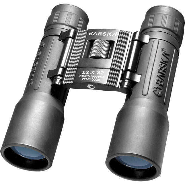Barska 12x32 Prismáticos 12x Ampliación Lentes 32mm con Funda y Correa