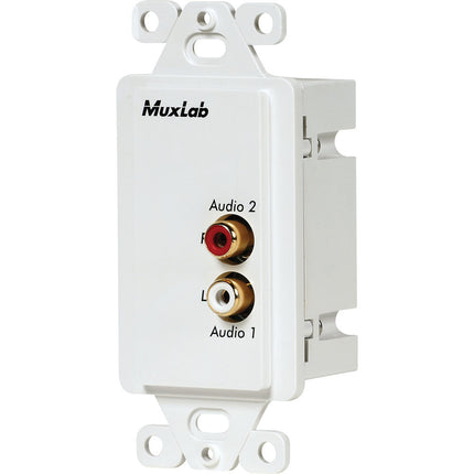 MuxLab 500028-WP-US Balun para Pared Estéreo Hi-Fi con Garantía Vitalicia