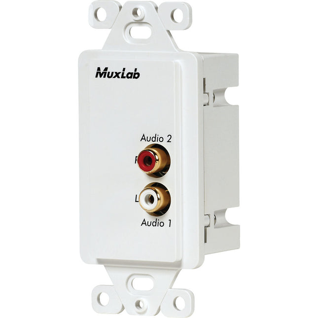 MuxLab 500028-WP-US Balun para Pared Estéreo Hi-Fi con Garantía Vitalicia