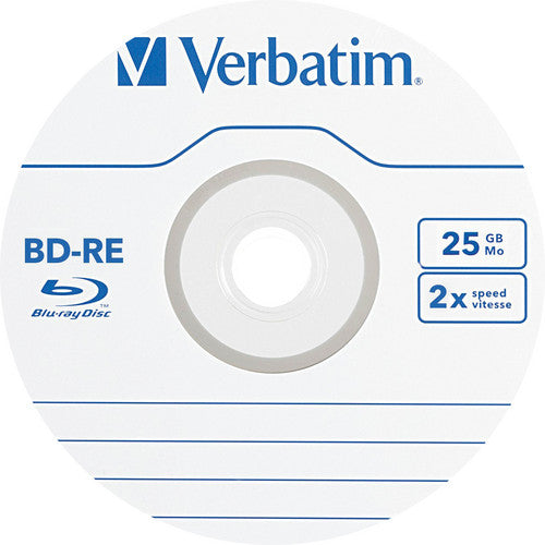 Verbatim Blu-ray Regrabable 25GB 2x Velocidad Paquete 10 Discos