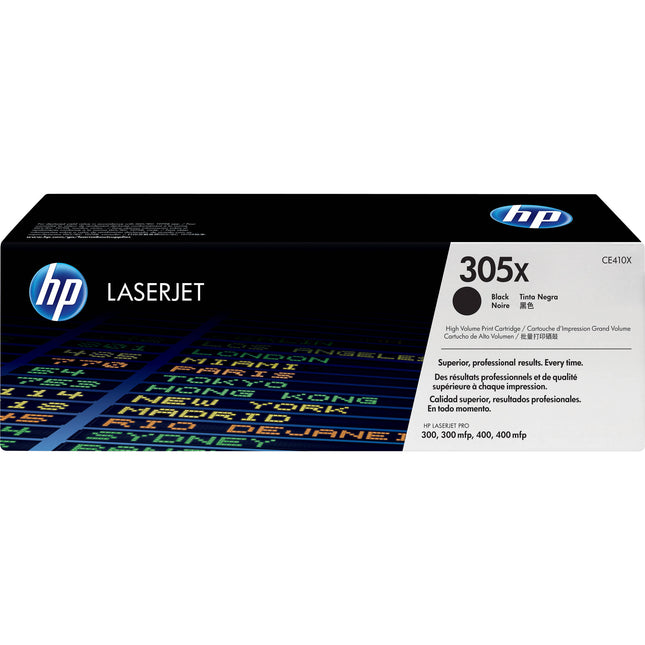 HP 305X Cartucho de tóner láser negro alta capacidad 4000 páginas para LaserJet
