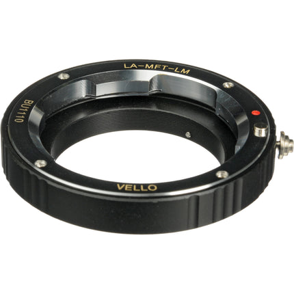 Vello Adaptador de Montura Leica M a Micro Cuatro Tercios con Enfoque Infinito