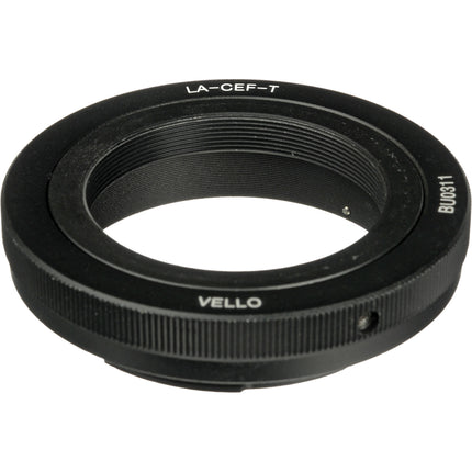 Vello Adaptador de Montura T a Canon EF EF-S con Enfoque Infinito y Construcción de Aleación Zinc