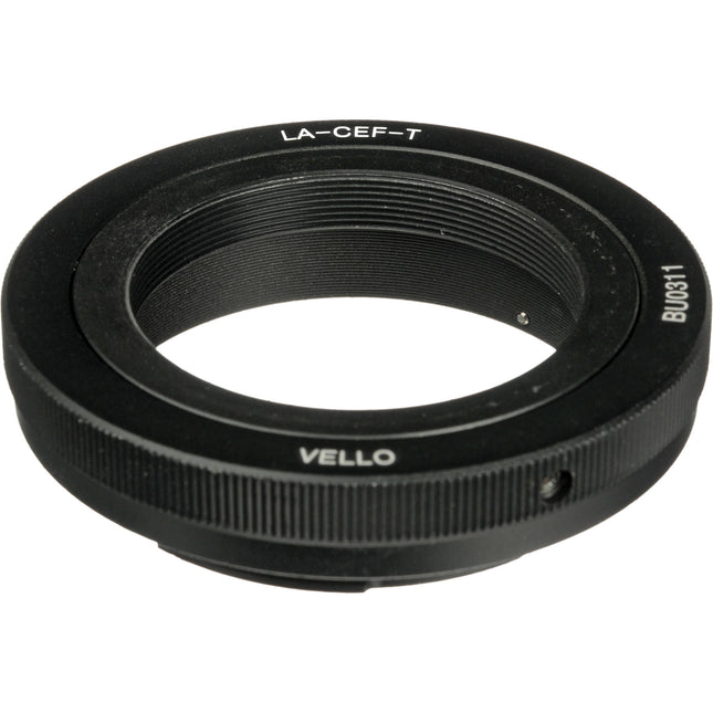 Vello Adaptador de Montura T a Canon EF EF-S con Enfoque Infinito y Construcción de Aleación Zinc