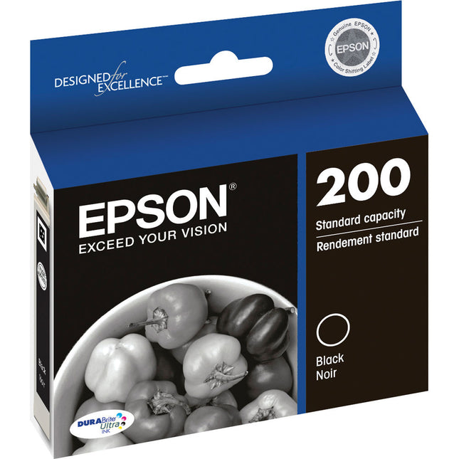 Epson T200120-S Durabrite Ultra Tinta Negra Calidad Superior Duración Larga