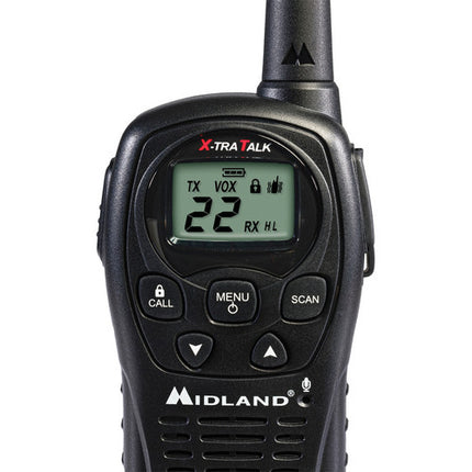 Midland LXT500VP3 Radios Bidireccionales 22 Canales Alcance 24 Millas