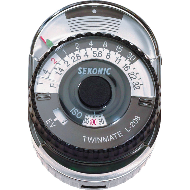 Sekonic L-208 Twin Mate Medidor de Luz con Correa y Estuche