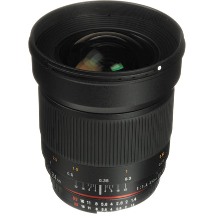 Samyang 24mm f 1.4 ED AS UMC Lente Gran Angular para Nikon APS-C Full Frame