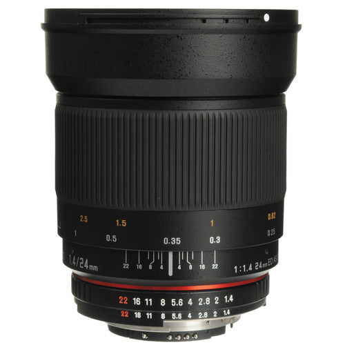 Samyang 24mm f 1.4 ED AS UMC Lente Gran Angular para Nikon APS-C Full Frame