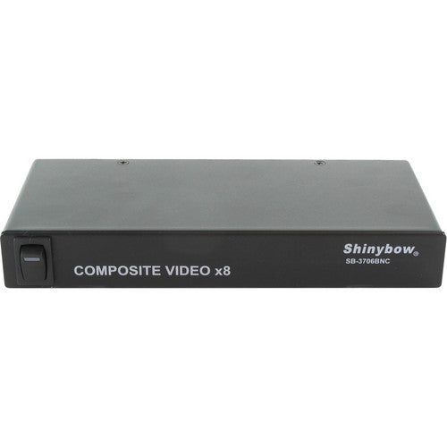 Shinybow SB-3706BNC Divisor de Video Compuesto 1x8 con Conector BNC