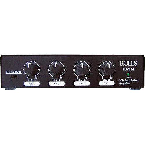 Rolls DA134 Amplificador de Distribución 4 Canales con Fuente PS27s