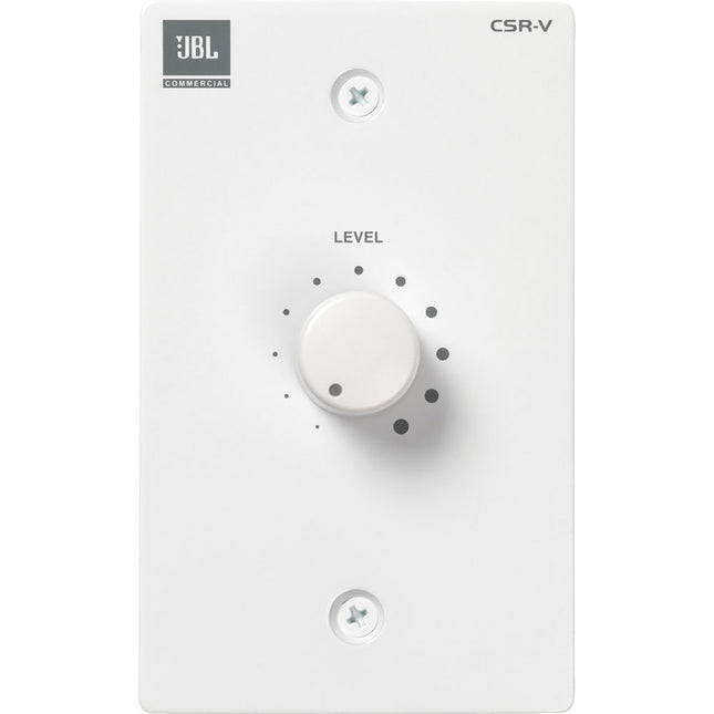 JBL CSR-V Control Remoto Empotrado para Mixers CSM-21 y CSM-32 Blanco