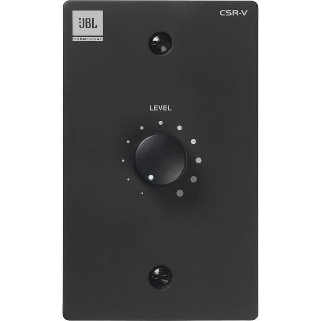 JBL CSR-V Control Remoto de Pared para Mezcladores CSM21 CSM32 Negro