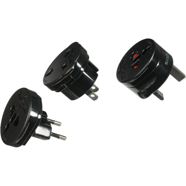 Targus International World Power Adapter Kit con 3 Adaptadores Intercambiables y Tubo de Almacenamiento